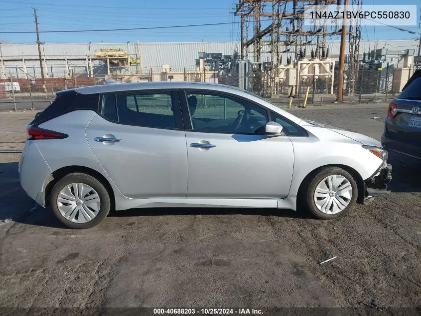 2023 Nissan Leaf S 40 Kwh VIN: 1N4AZ1BV6PC550830 Lot: 40688203