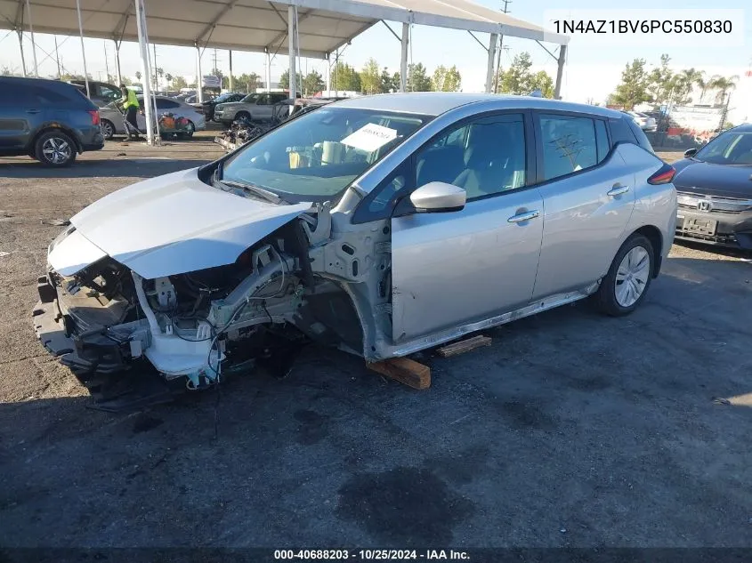 2023 Nissan Leaf S 40 Kwh VIN: 1N4AZ1BV6PC550830 Lot: 40688203