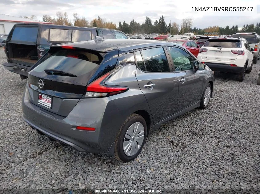 2024 Nissan Leaf S VIN: 1N4AZ1BV9RC555247 Lot: 40743608