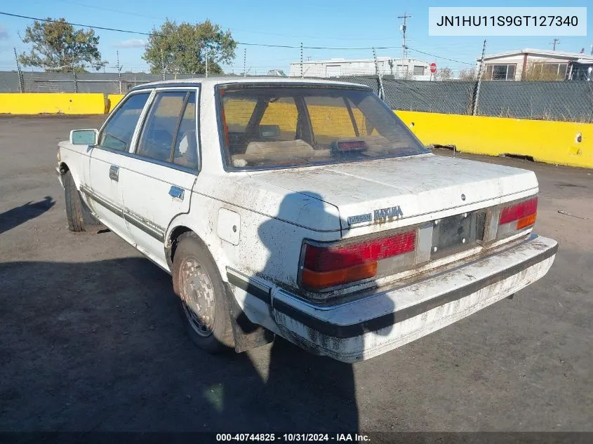 1986 Nissan Maxima VIN: JN1HU11S9GT127340 Lot: 40744825