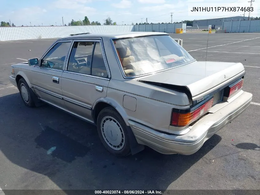 1987 Nissan Maxima VIN: JN1HU11P7HX874683 Lot: 40023074