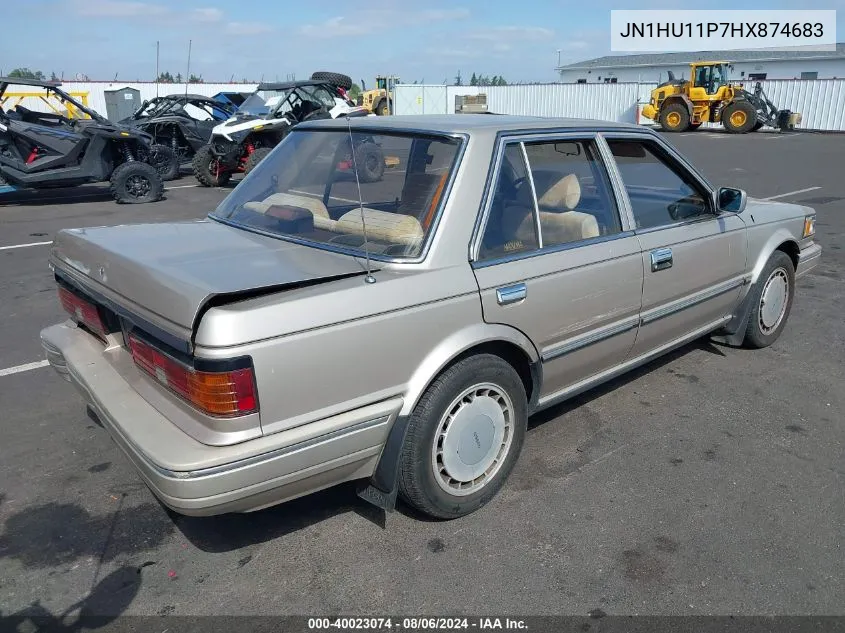 1987 Nissan Maxima VIN: JN1HU11P7HX874683 Lot: 40023074