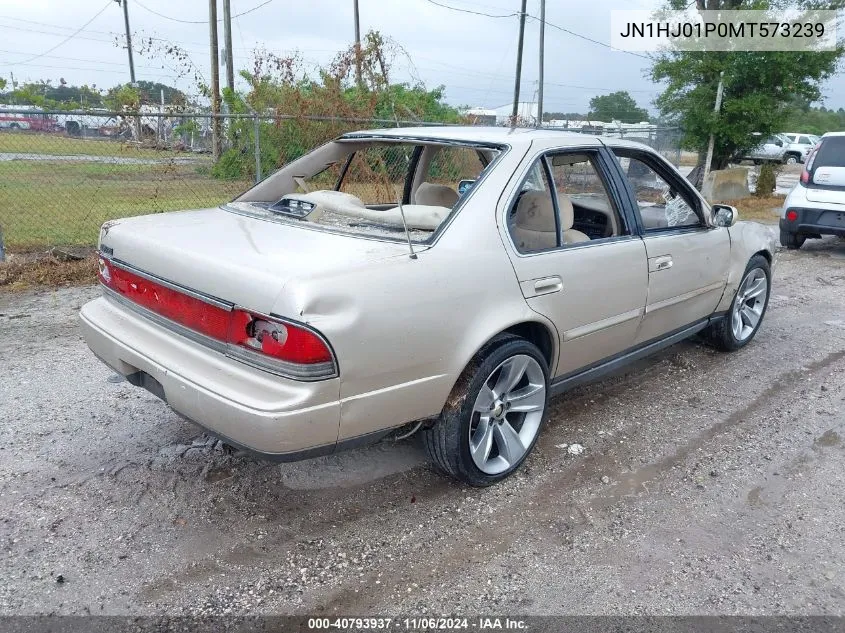 1991 Nissan Maxima VIN: JN1HJ01P0MT573239 Lot: 40793937