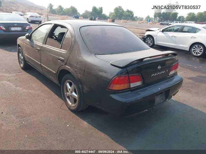 1997 Nissan Maxima Gle/Gxe/Se VIN: JN1CA21D5VT830537 Lot: 40274447