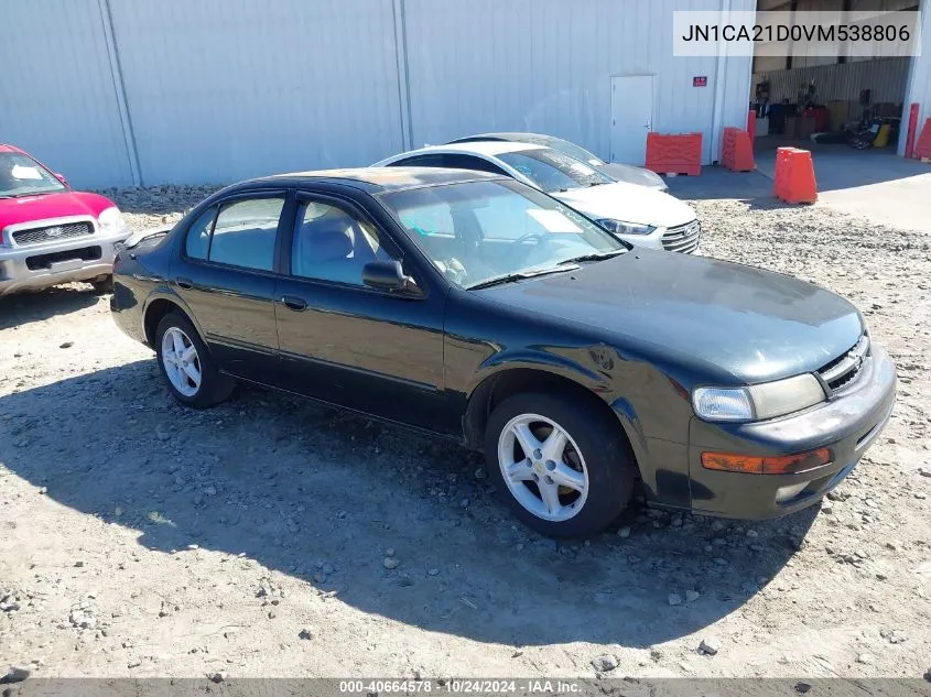 1997 Nissan Maxima Gle/Gxe/Se VIN: JN1CA21D0VM538806 Lot: 40664578