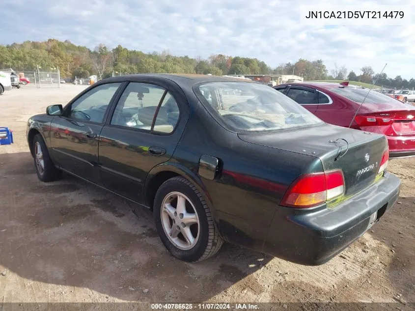 1997 Nissan Maxima Gle/Gxe/Se VIN: JN1CA21D5VT214479 Lot: 40786625