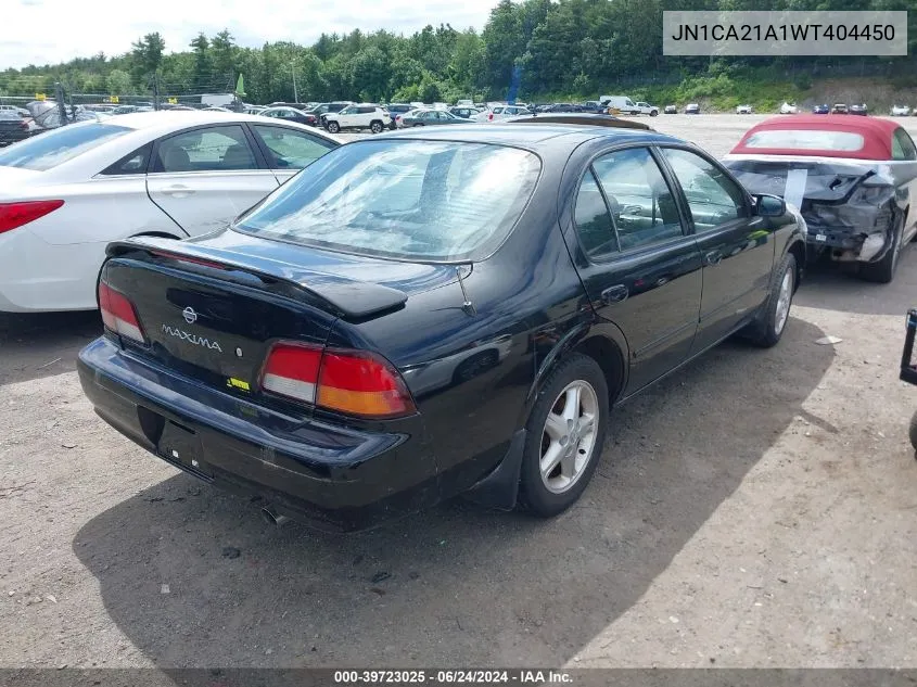 JN1CA21A1WT404450 1998 Nissan Maxima Gle/Gxe/Se