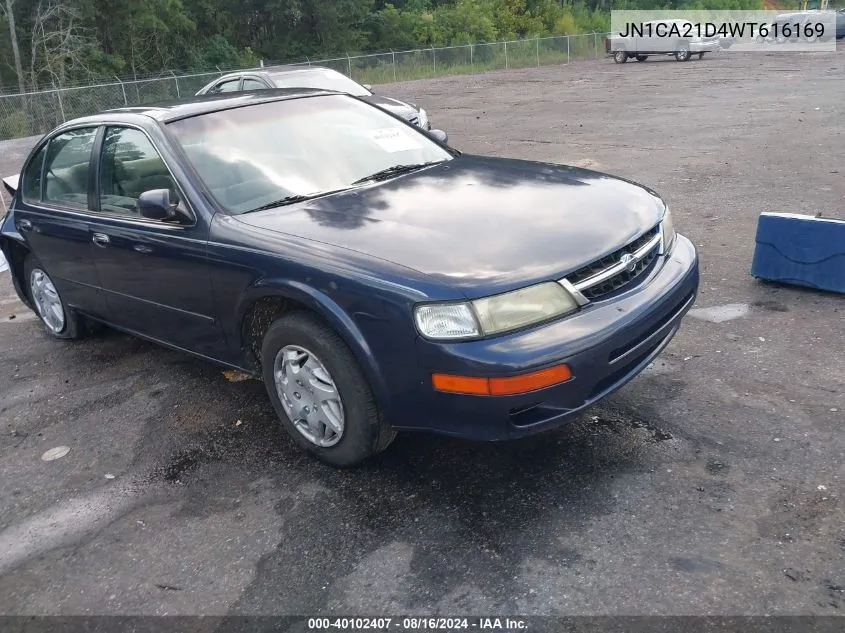 1998 Nissan Maxima Gle/Gxe/Se VIN: JN1CA21D4WT616169 Lot: 40102407