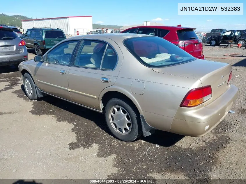 1998 Nissan Maxima Gle/Gxe/Se VIN: JN1CA21D2WT532383 Lot: 40442003