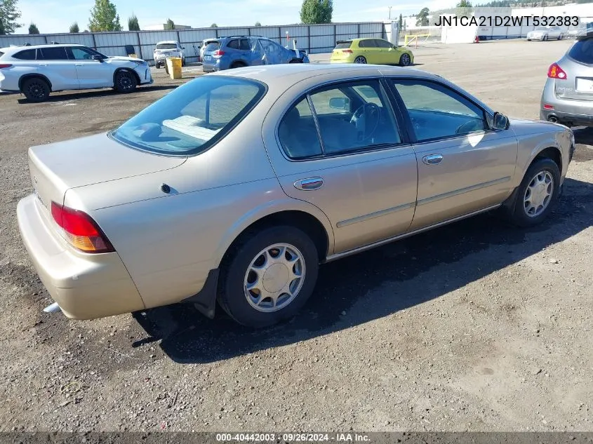 1998 Nissan Maxima Gle/Gxe/Se VIN: JN1CA21D2WT532383 Lot: 40442003