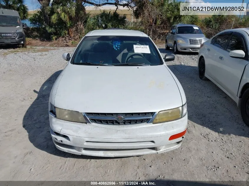 1998 Nissan Maxima Gle/Gxe/Se VIN: JN1CA21D6WM928052 Lot: 40852556