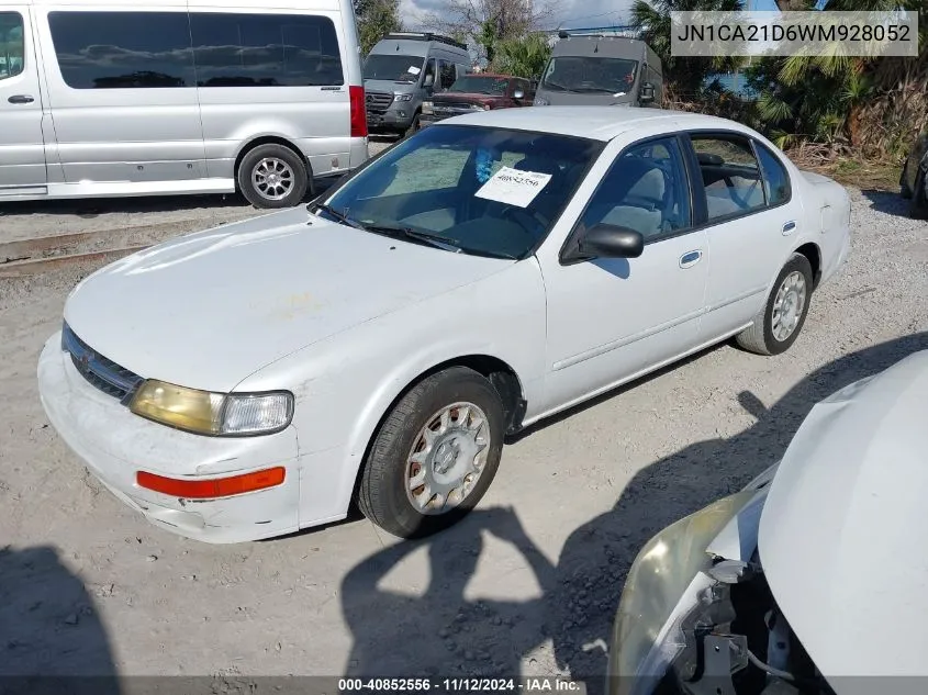 1998 Nissan Maxima Gle/Gxe/Se VIN: JN1CA21D6WM928052 Lot: 40852556