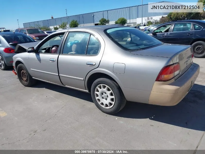 1999 Nissan Maxima Gle/Gxe/Se/Se-L VIN: JN1CA21D8XT212504 Lot: 39978975