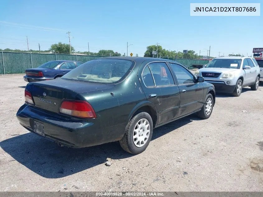 1999 Nissan Maxima Gle/Gxe/Se/Se-L VIN: JN1CA21D2XT807686 Lot: 40019828