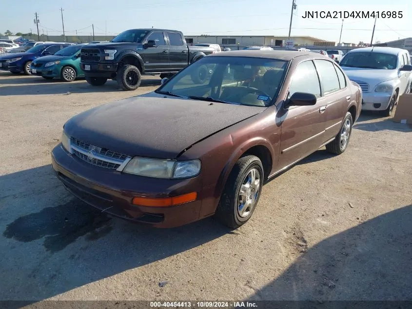 1999 Nissan Maxima Gle/Gxe/Se/Se-L VIN: JN1CA21D4XM416985 Lot: 40454413