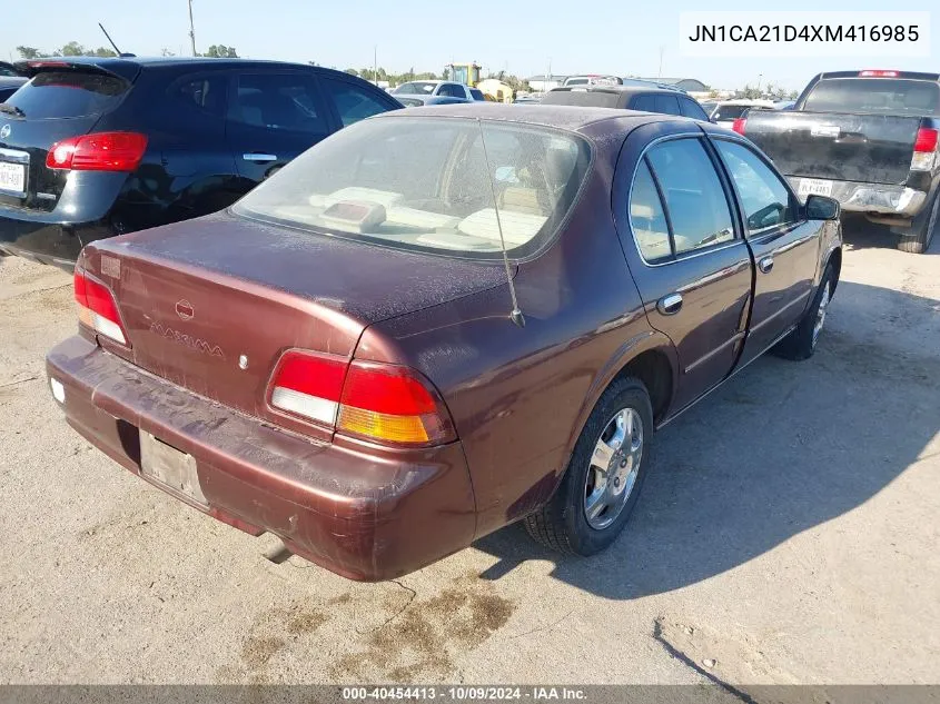 1999 Nissan Maxima Gle/Gxe/Se/Se-L VIN: JN1CA21D4XM416985 Lot: 40454413