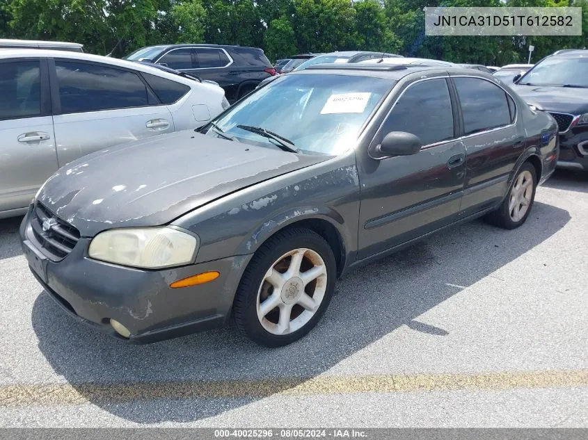 2001 Nissan Maxima Se VIN: JN1CA31D51T612582 Lot: 40025296