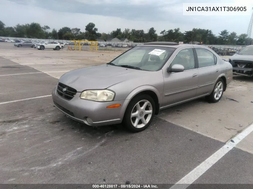 2001 Nissan Maxima Se VIN: JN1CA31AX1T306905 Lot: 40128817