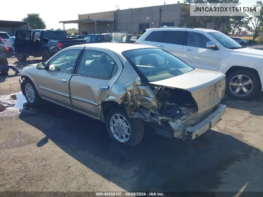 2001 Nissan Maxima Gxe VIN: JN1CA31DX1T615364 Lot: 40250187