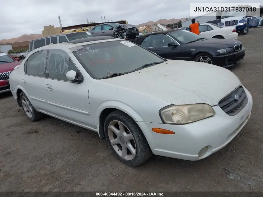 2001 Nissan Maxima Se VIN: JN1CA31D31T837048 Lot: 40344492