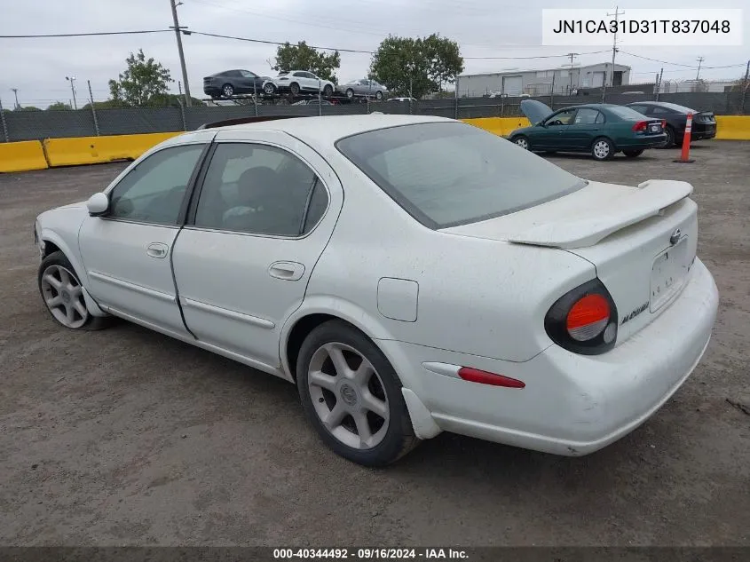 2001 Nissan Maxima Se VIN: JN1CA31D31T837048 Lot: 40344492