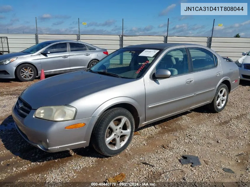 2001 Nissan Maxima Se VIN: JN1CA31D41T808044 Lot: 40440778