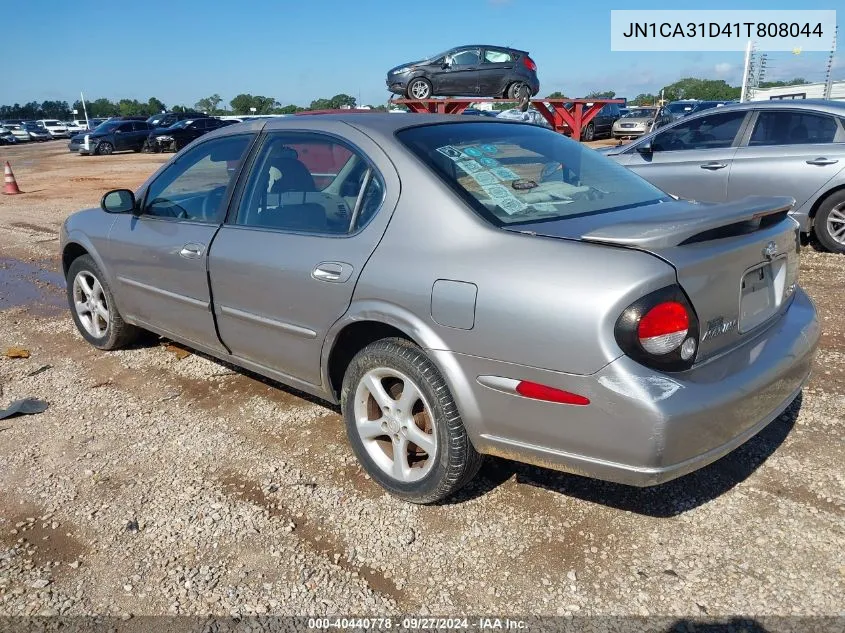 2001 Nissan Maxima Se VIN: JN1CA31D41T808044 Lot: 40440778