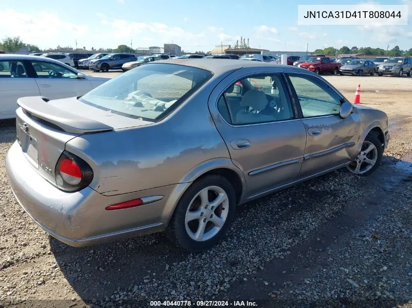 2001 Nissan Maxima Se VIN: JN1CA31D41T808044 Lot: 40440778