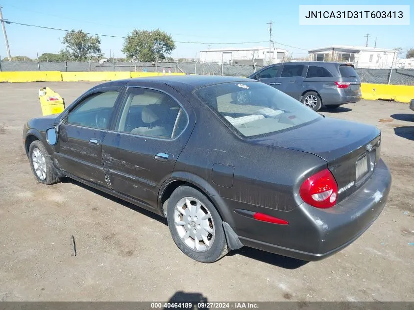 2001 Nissan Maxima Gxe VIN: JN1CA31D31T603413 Lot: 40464189