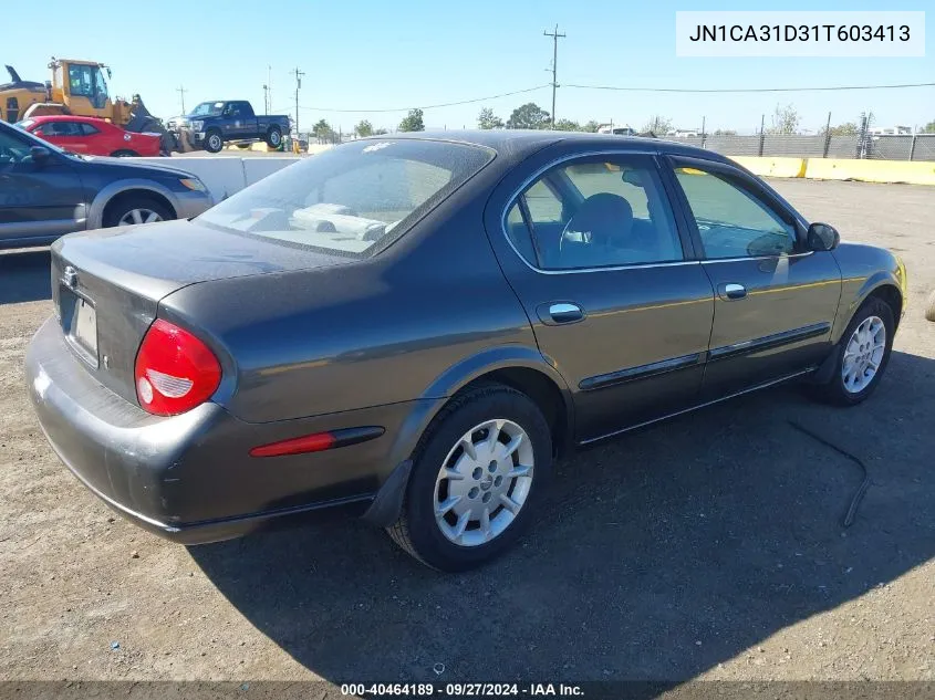 2001 Nissan Maxima Gxe VIN: JN1CA31D31T603413 Lot: 40464189