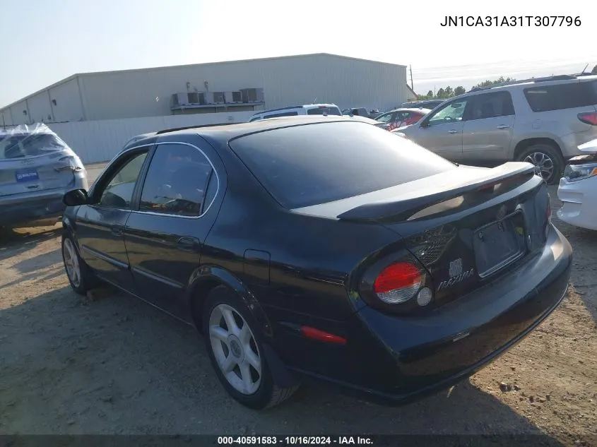 2001 Nissan Maxima Se VIN: JN1CA31A31T307796 Lot: 40591583