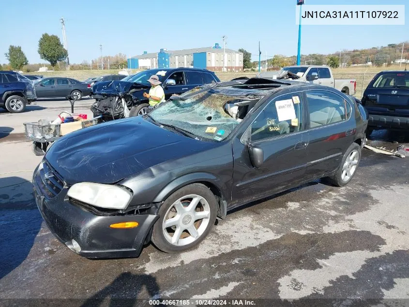 2001 Nissan Maxima Se VIN: JN1CA31A11T107922 Lot: 40667185