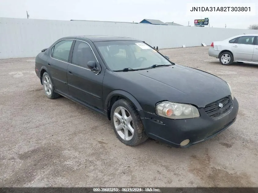 2002 Nissan Maxima Se VIN: JN1DA31A82T303801 Lot: 39683283