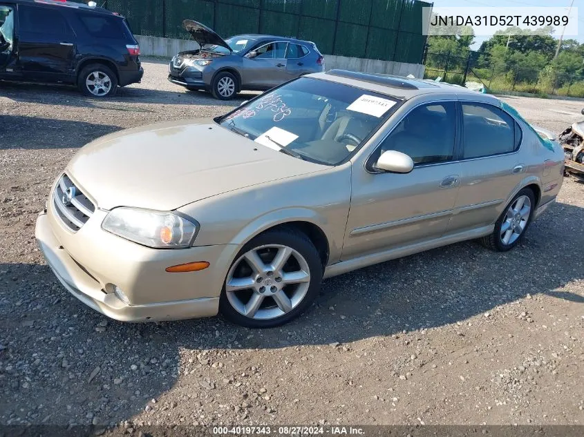 JN1DA31D52T439989 2002 Nissan Maxima Gle