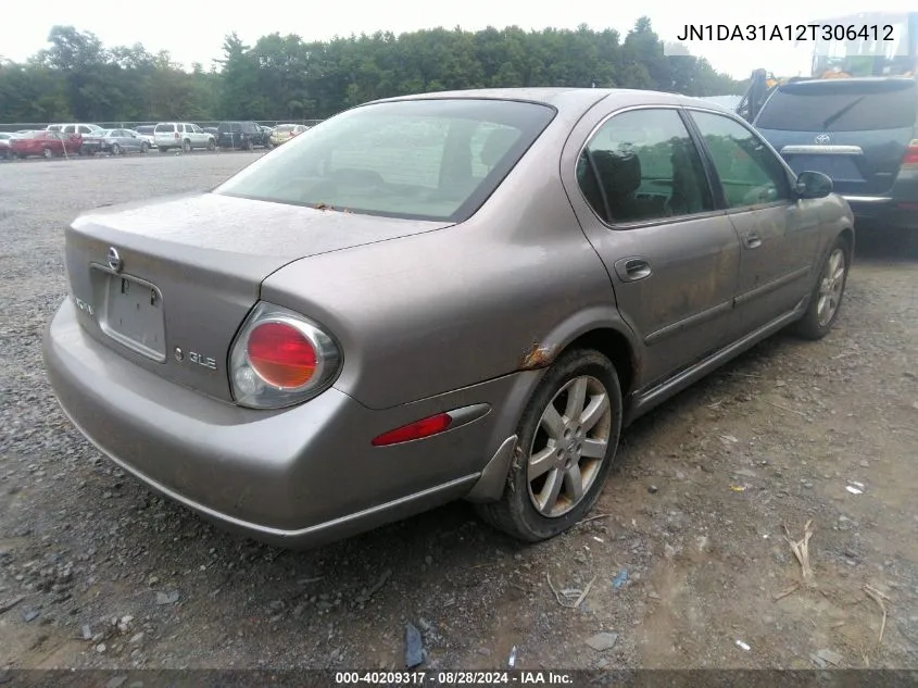 JN1DA31A12T306412 2002 Nissan Maxima Gle