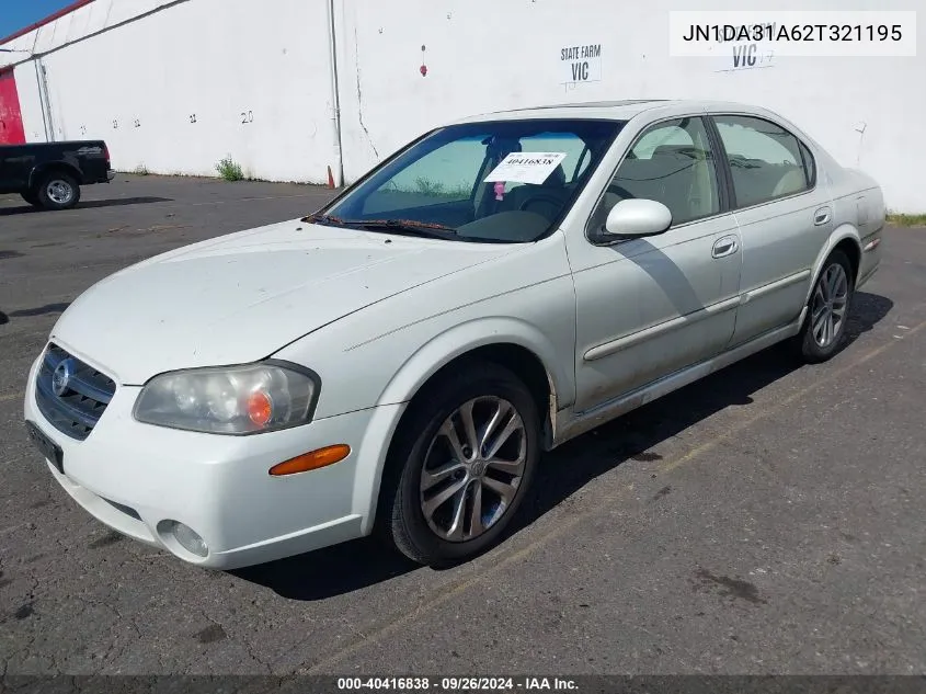 JN1DA31A62T321195 2002 Nissan Maxima Gle