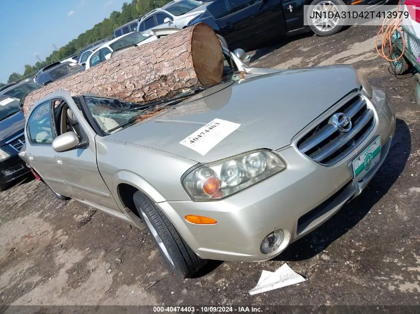 2002 Nissan Maxima Se VIN: JN1DA31D42T413979 Lot: 40474403