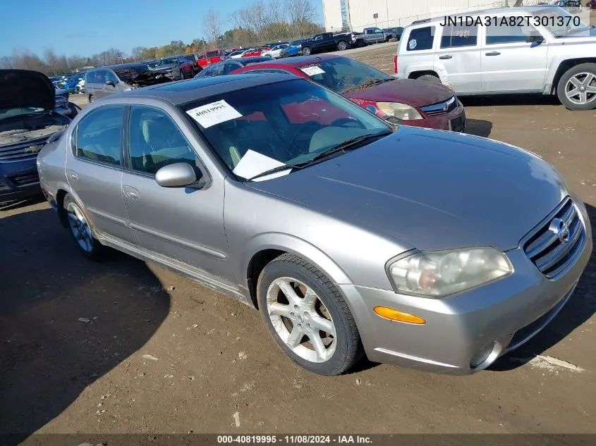 2002 Nissan Maxima Se VIN: JN1DA31A82T301370 Lot: 40819995