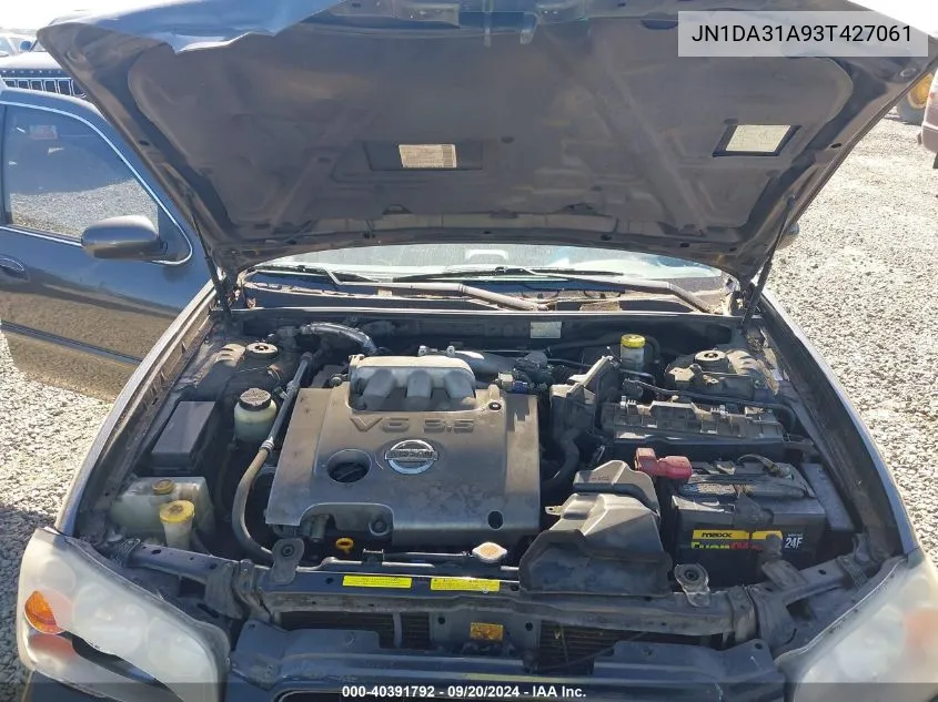 JN1DA31A93T427061 2003 Nissan Maxima Gle