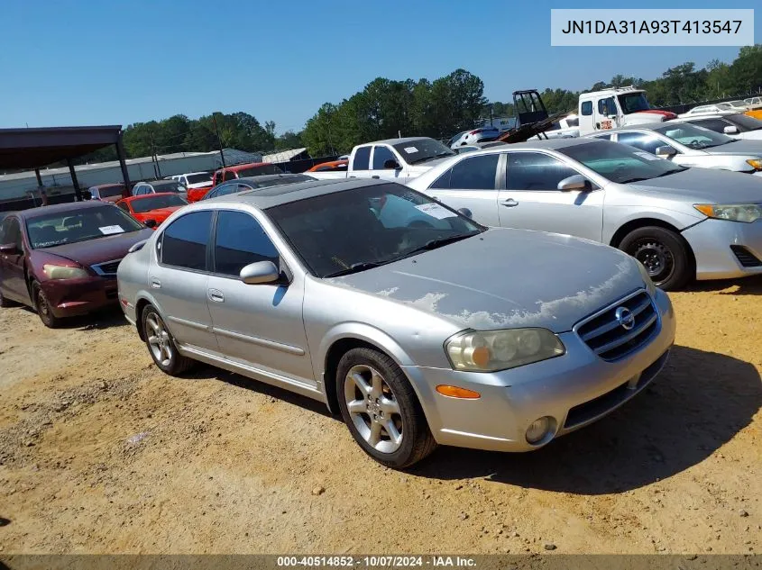 2003 Nissan Maxima Se VIN: JN1DA31A93T413547 Lot: 40514852