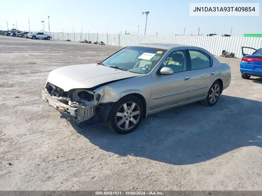 2003 Nissan Maxima Gle VIN: JN1DA31A93T409854 Lot: 40551031