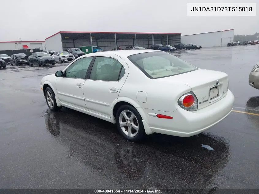 2003 Nissan Maxima Gxe VIN: JN1DA31D73T515018 Lot: 40841554