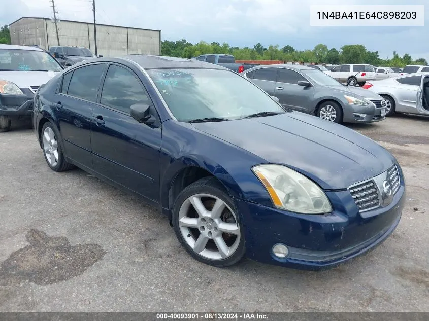 1N4BA41E64C898203 2004 Nissan Maxima 3.5 Se