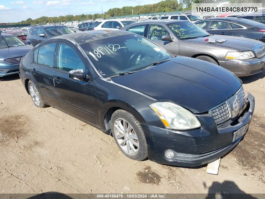 1N4BA41E84C843770 2004 Nissan Maxima 3.5 Se