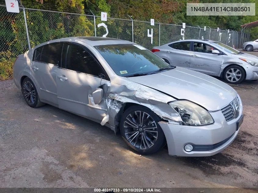 1N4BA41E14C880501 2004 Nissan Maxima 3.5 Sl