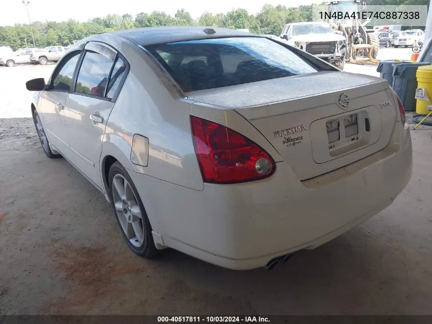 1N4BA41E74C887338 2004 Nissan Maxima 3.5 Sl