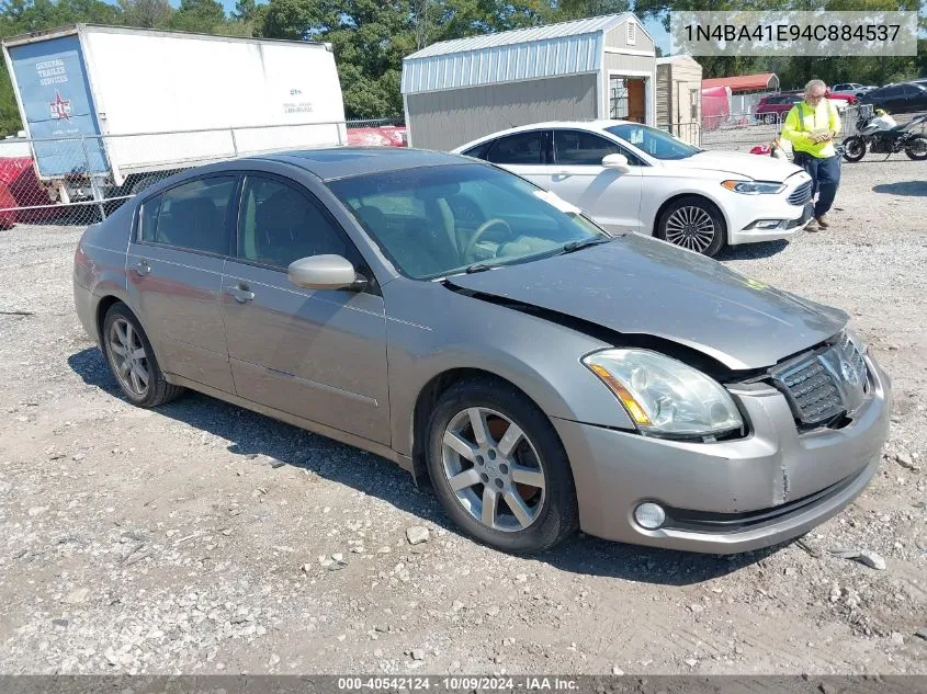 2004 Nissan Maxima 3.5 Sl VIN: 1N4BA41E94C884537 Lot: 40542124