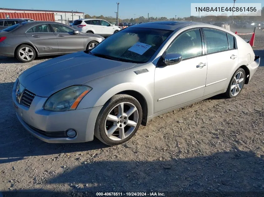 2004 Nissan Maxima 3.5 Se VIN: 1N4BA41E44C861456 Lot: 40678511