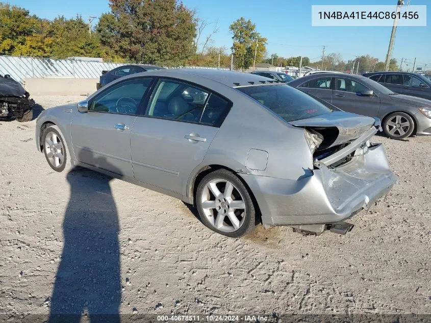 2004 Nissan Maxima 3.5 Se VIN: 1N4BA41E44C861456 Lot: 40678511