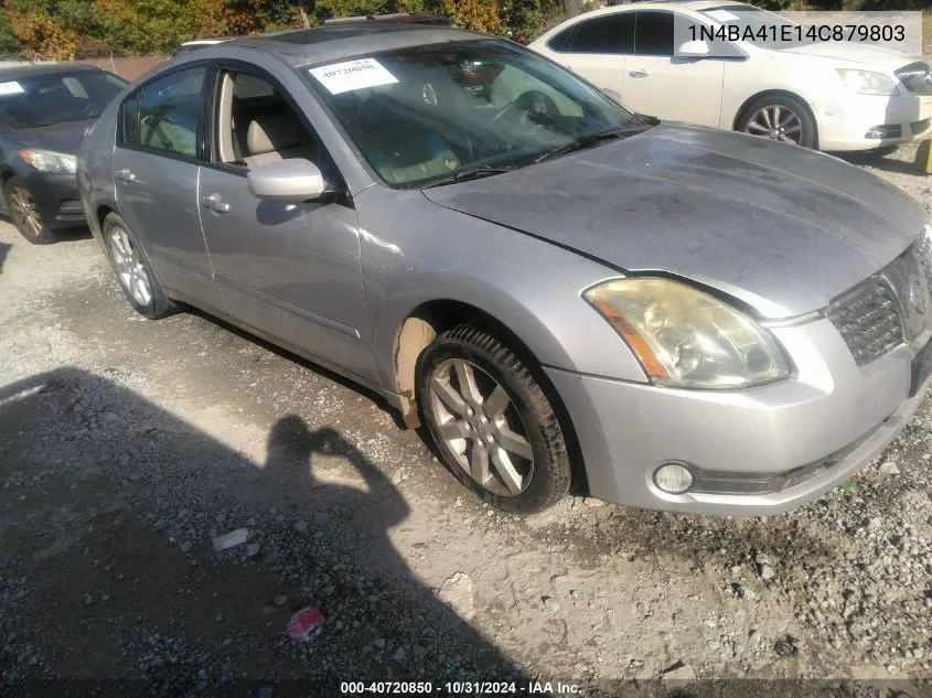 2004 Nissan Maxima 3.5 Sl VIN: 1N4BA41E14C879803 Lot: 40720850